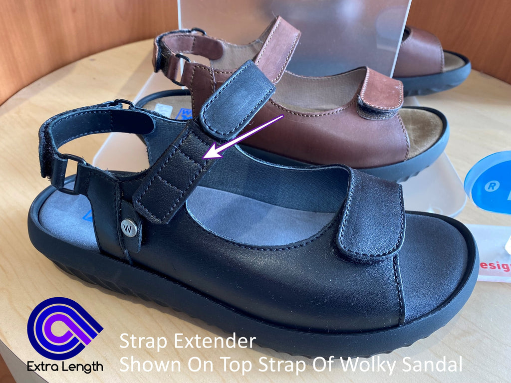 Adding length to Velcro Sandal Swollen Feet