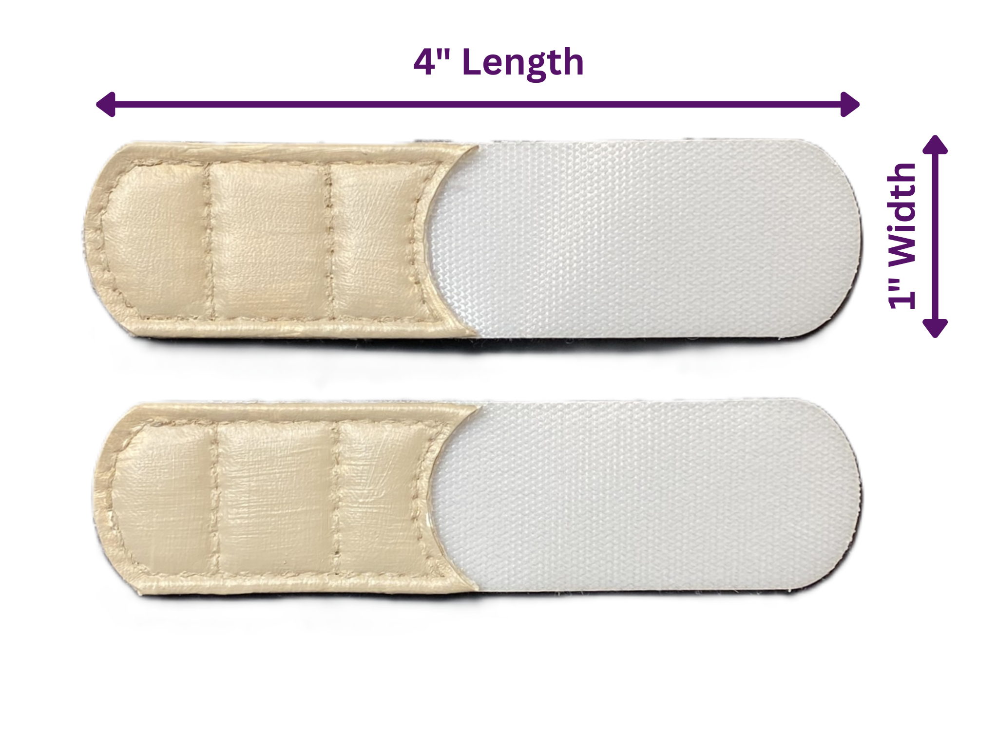 Shoe Strap Extenders for AFO, Edema & Wide Feet — Extra Length for Velcro Shoe Straps for Orthotics, Diabetic & Therapeutic Shoes